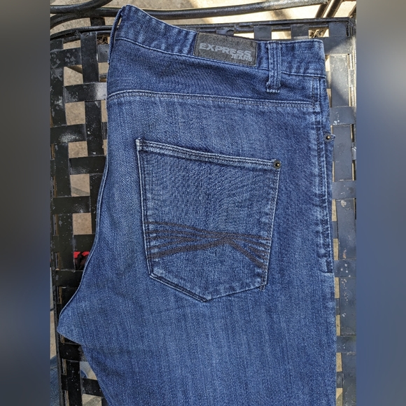 Express Men's Dark Blue Size 34x32 - Picture 3 of 5